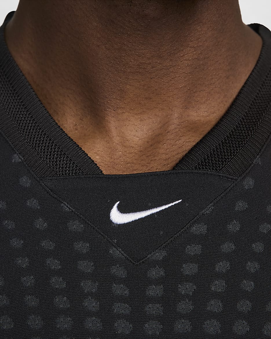 Black nike basketball jersey best sale